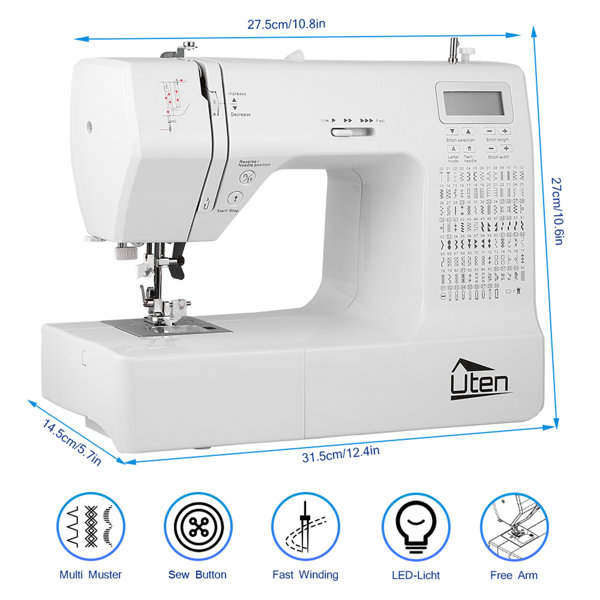 Uten Computerized Electronic Sewing Machine Wayfair